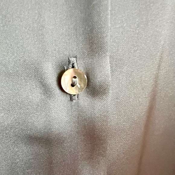 House of Harlow Button Down Blouse Baby Blue Size M - Picture 4 of 9